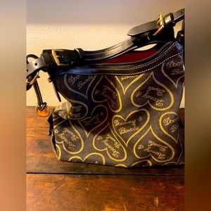 Dooney & Bourke Black Demin Hobo Bag